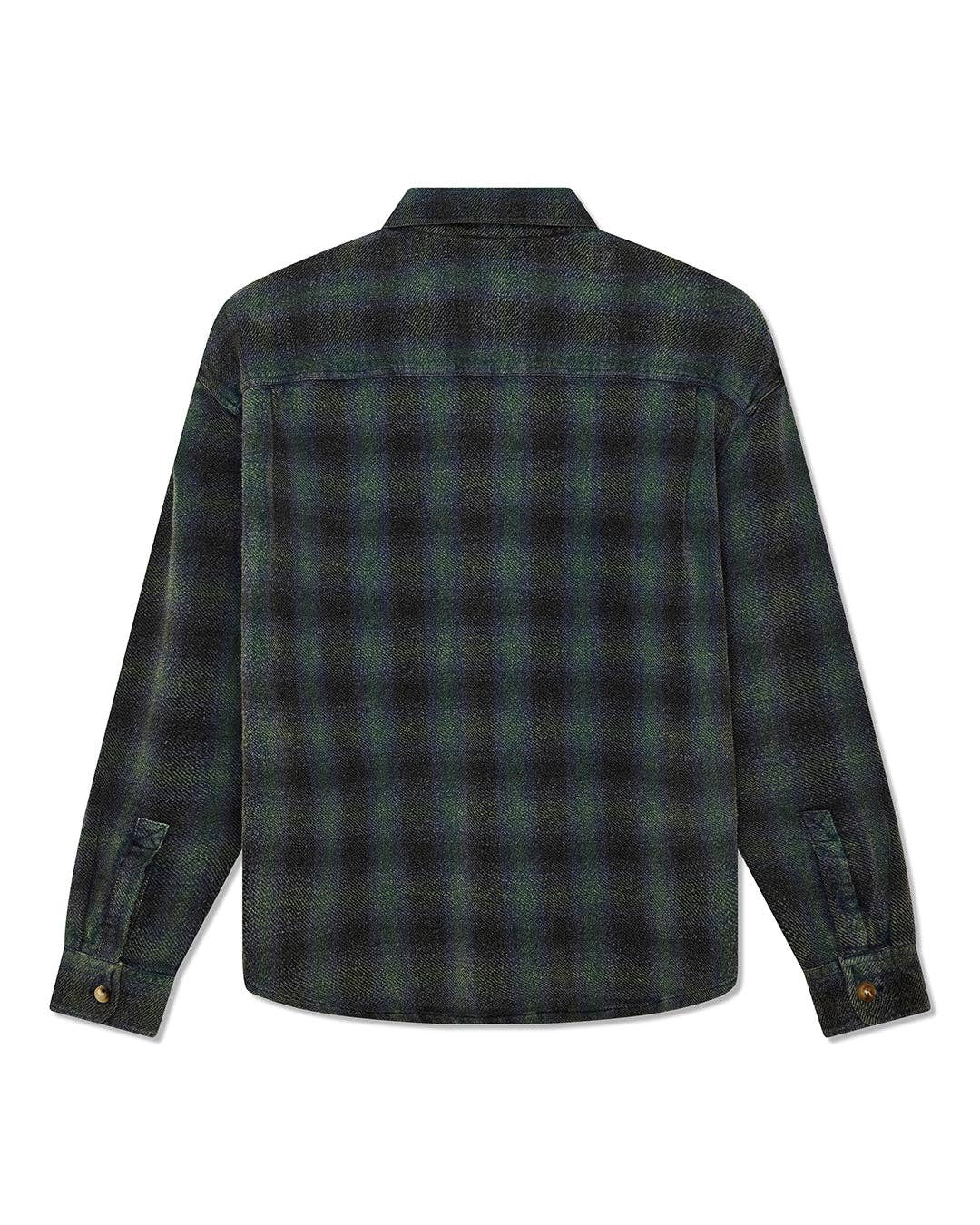 Too Busy To Work Check Shirt - Black Check: Black Check / L