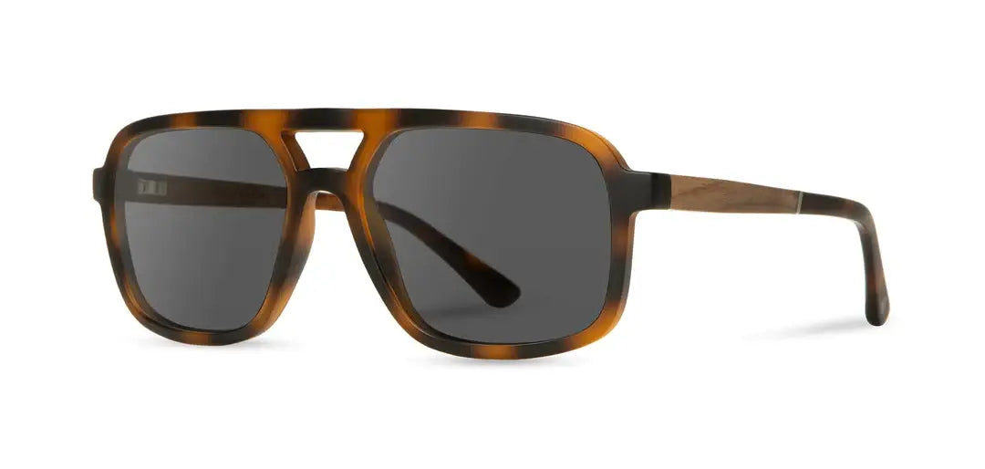 CAMP Glacier Sunglasses - Matte Tortoise: Basic Polarized Brown