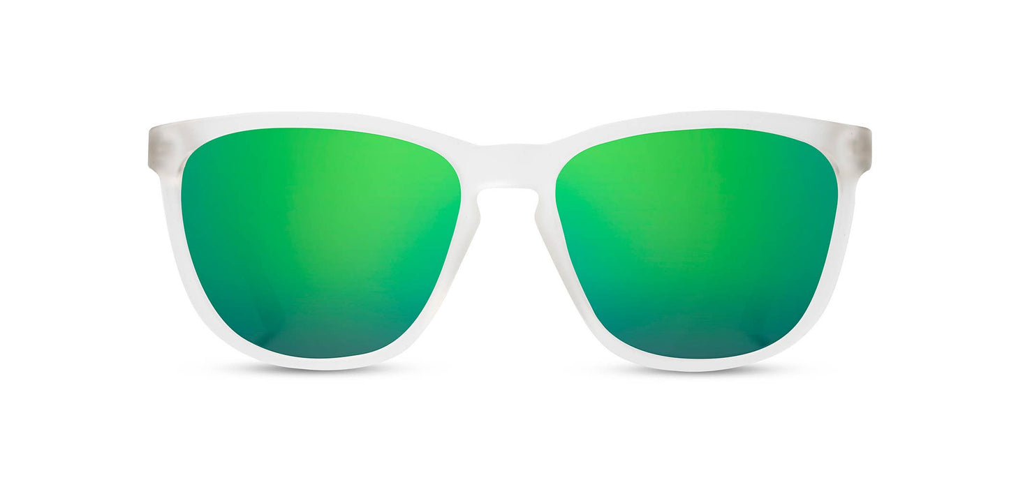 CAMP Arrowcrest Sunglasses - Matte Crystal: Matte Crystal / Walnut / HD Plus Polarized Blue Flash
