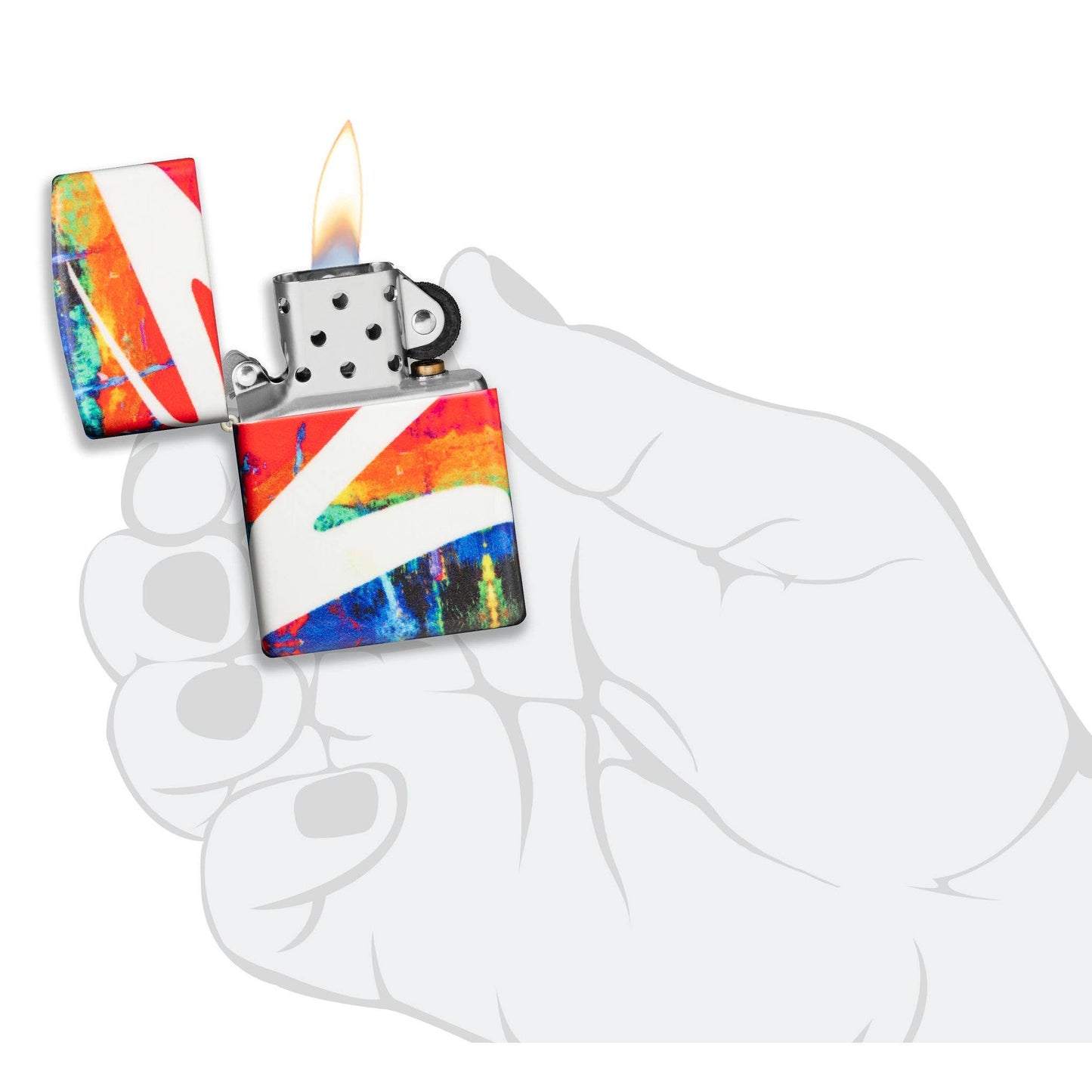 Zippo Drippy Z Design 540 Color Windproof Lighter