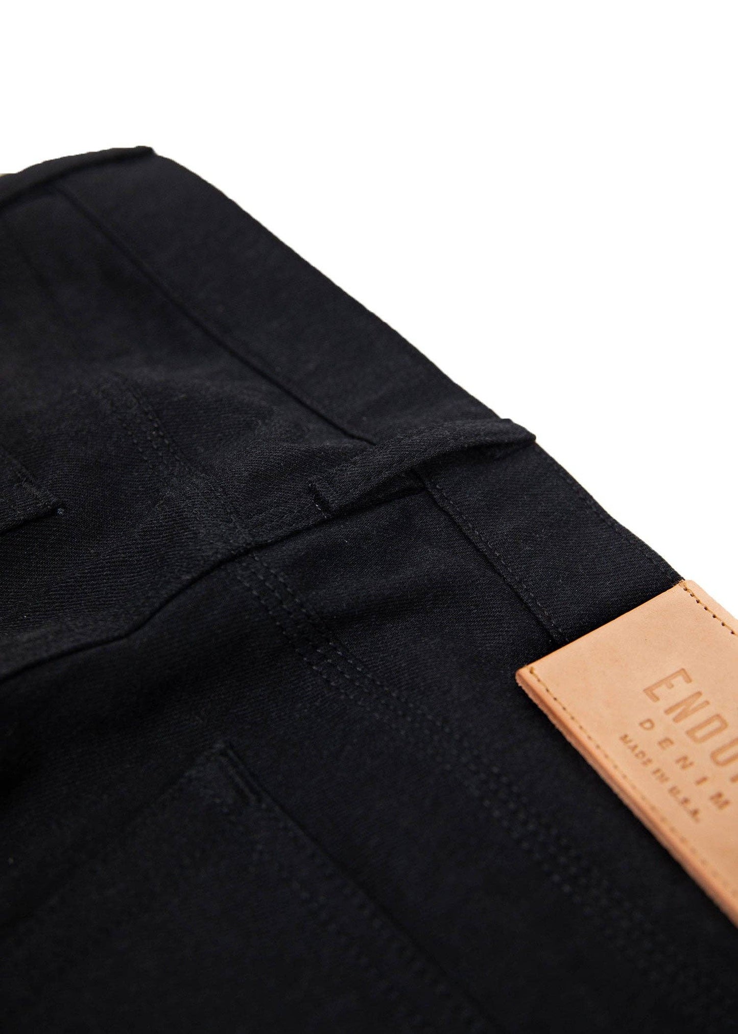 Enduro Reinforced Denim Jeans in Black: 38