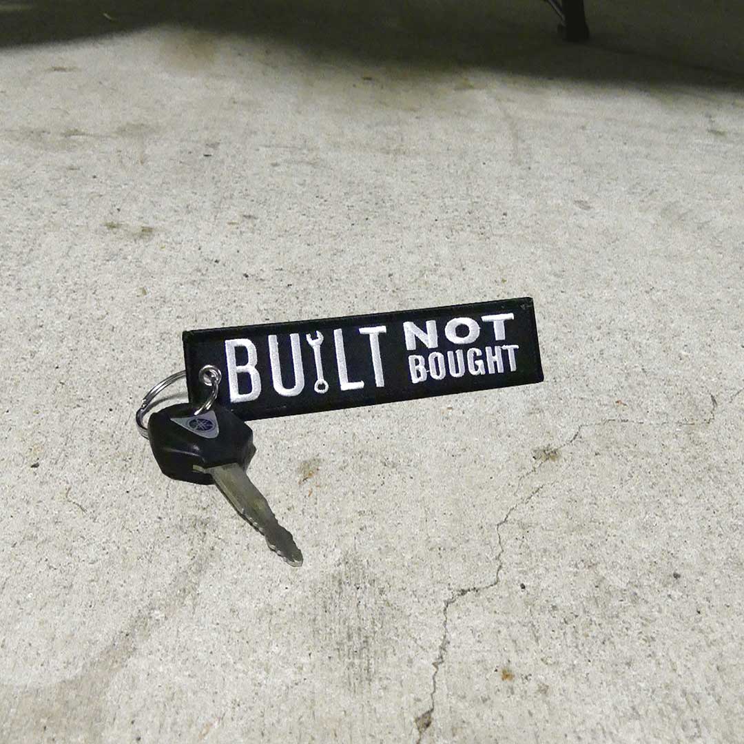 Built Not Bought - Motorcycle Keychain