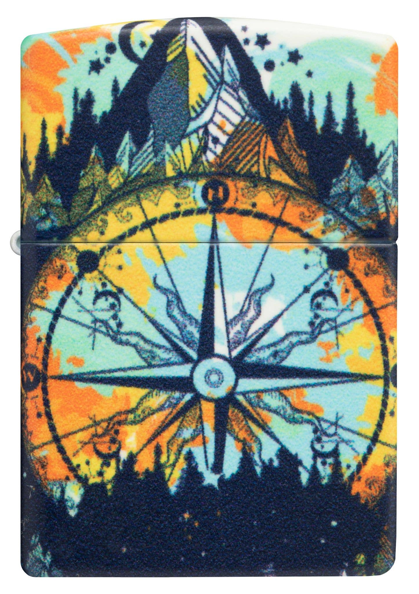 Zippo Compass 540 Color Glow In The Dark Windproof Lighter
