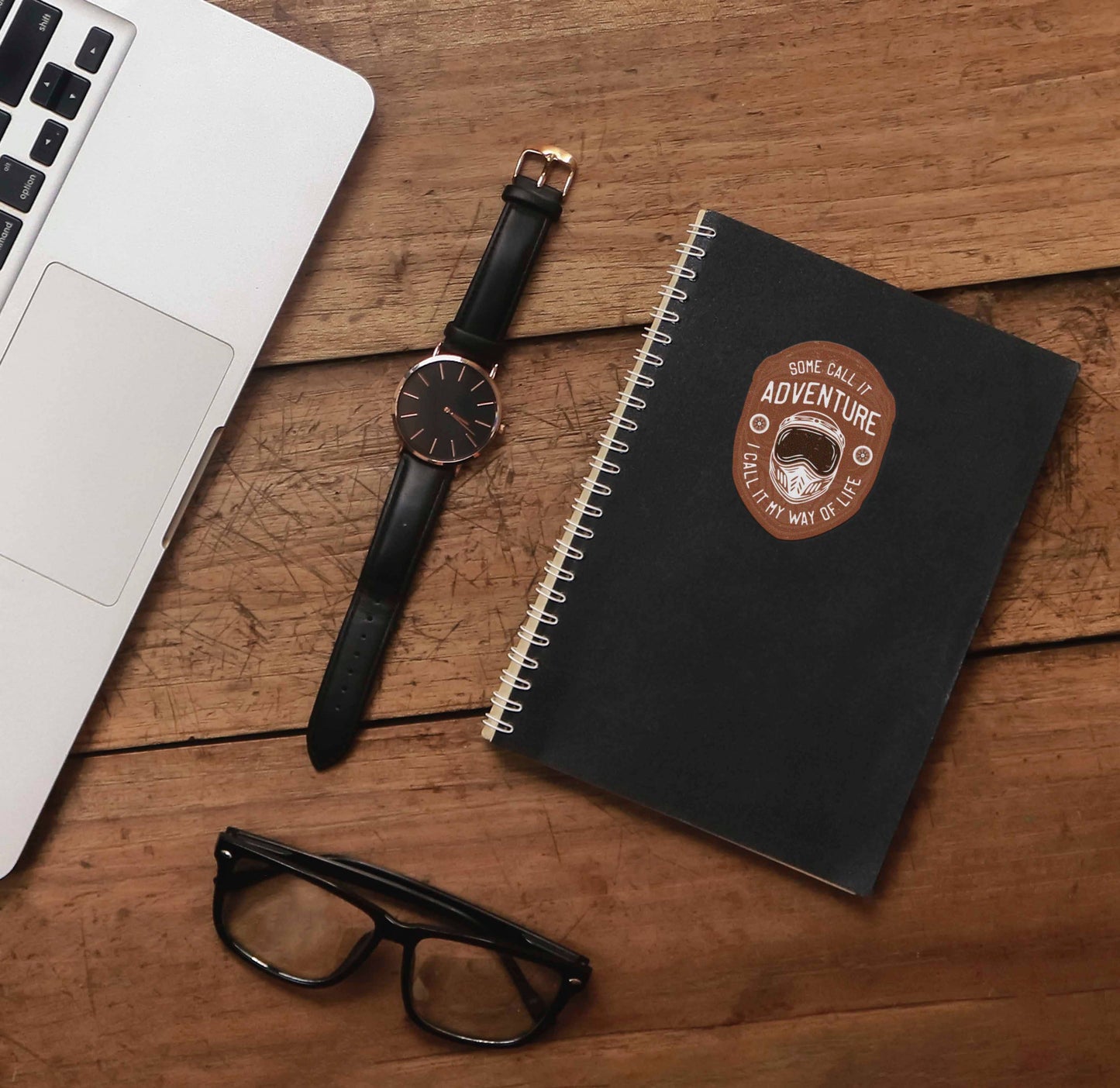 Some Call it Adventure Motorcycle Quote Sticker