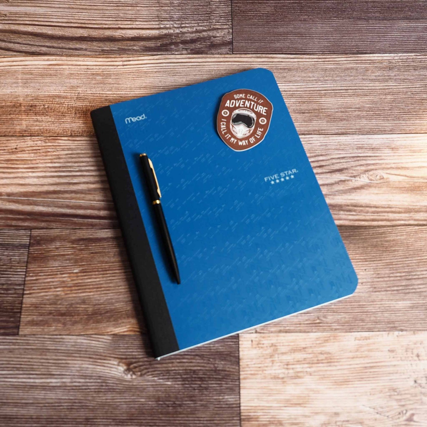 Some Call it Adventure Motorcycle Quote Sticker