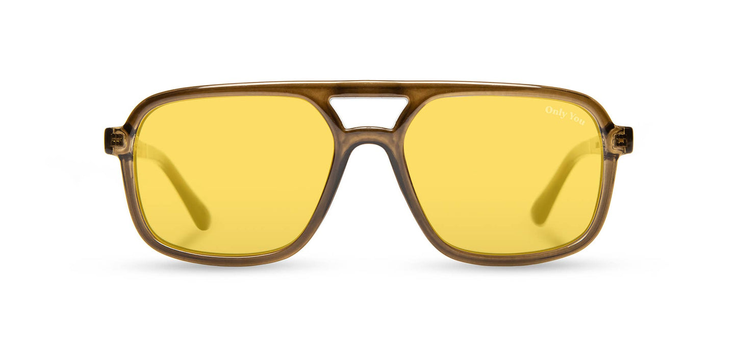 Smokey Bear x CAMP Glacier Sunglasses - Moss: HD Plus Polarized Yellow