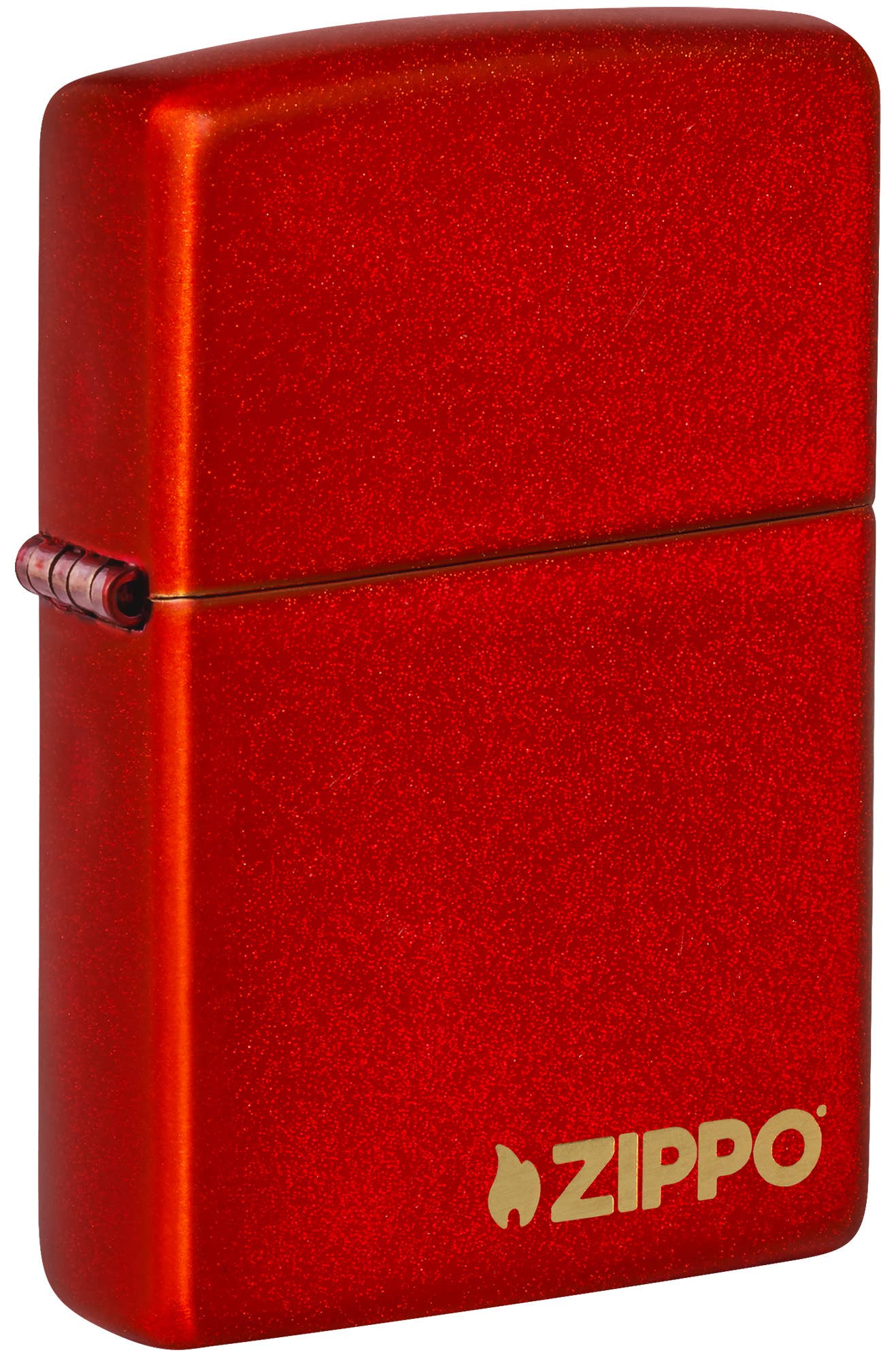 Zippo Classic Metallic Red Zippo Logo Windproof Lighter