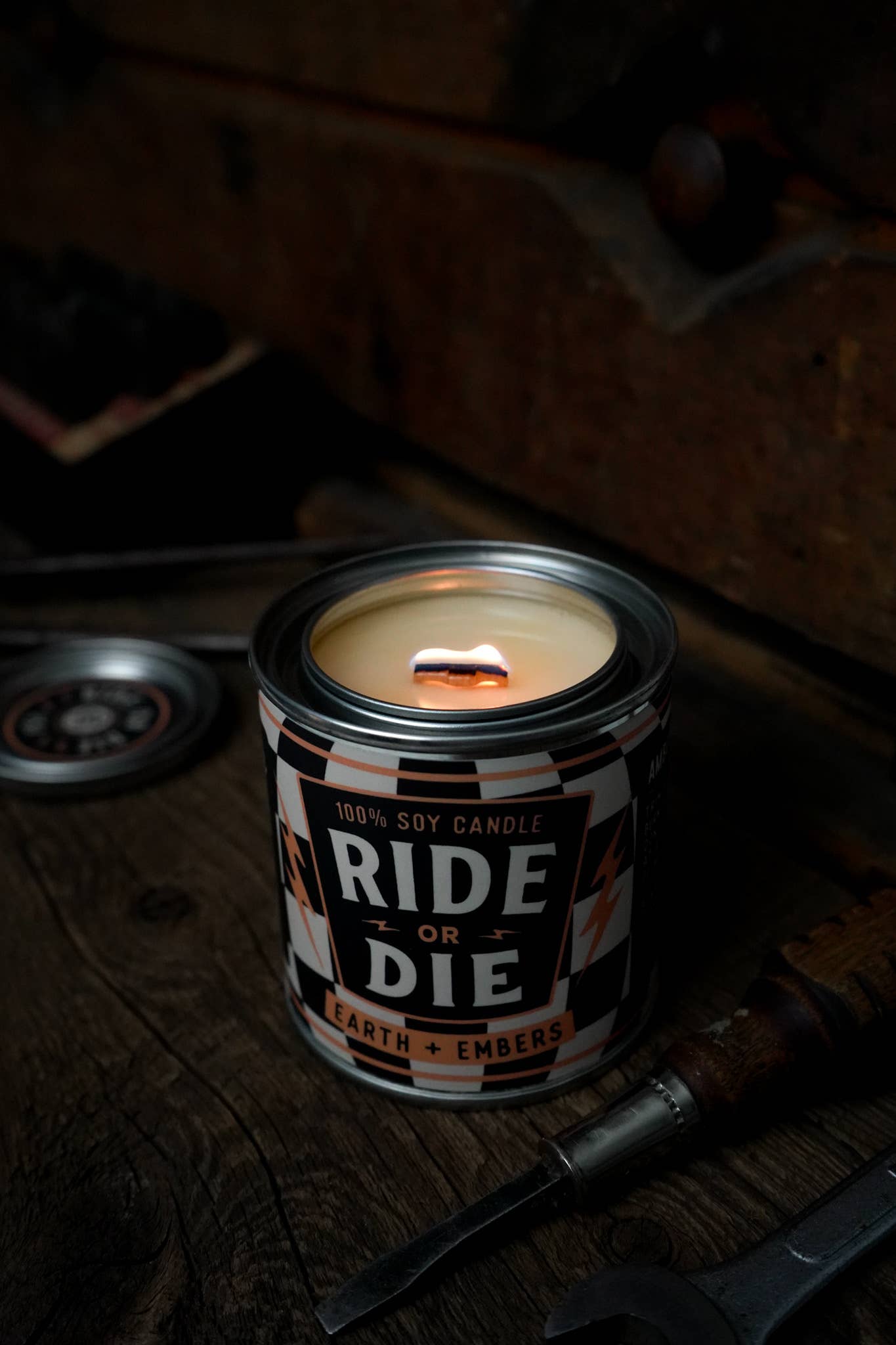 Ride Or Die | Earth & Embers 8oz Soy Candle