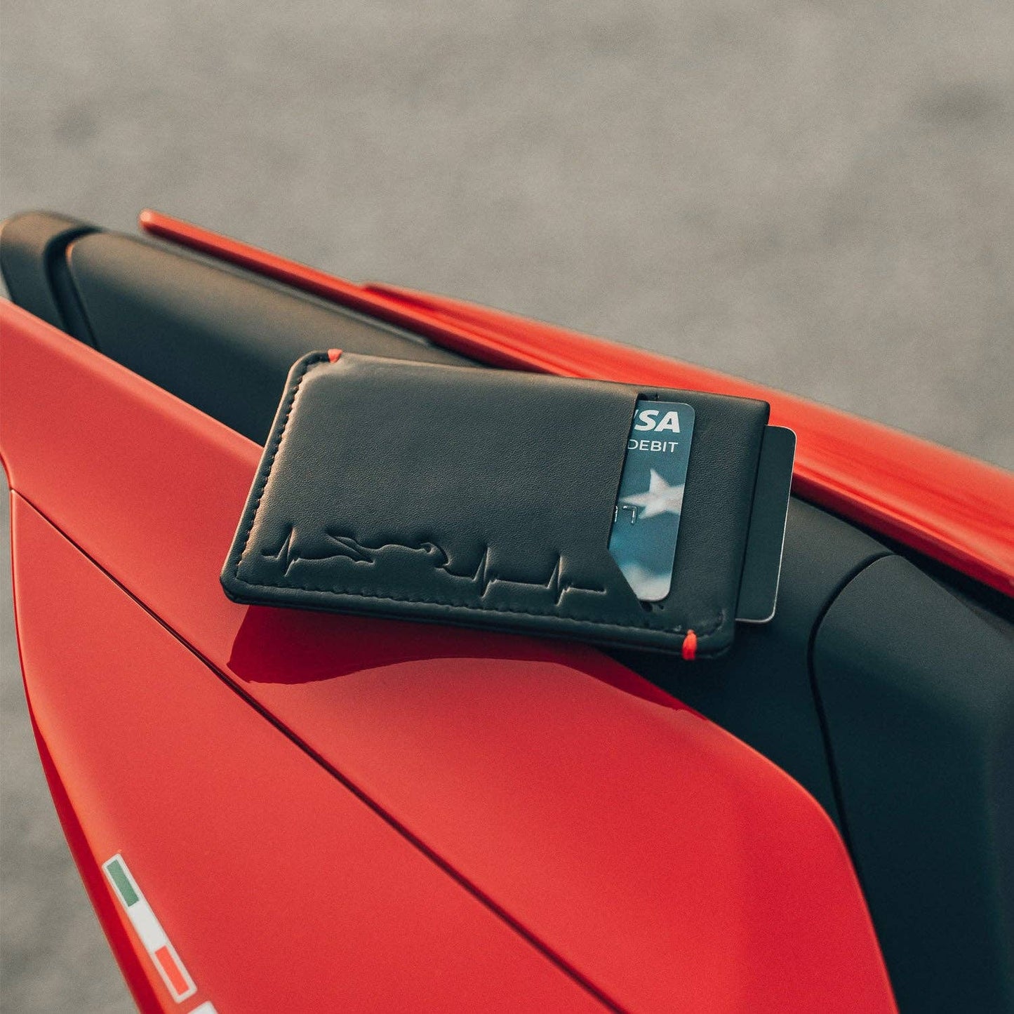 Motorcycle Heartbeat - Slim Motorcycle Wallet