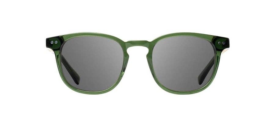 CAMP Topo Sunglasses - Fern: Fern / Walnut / Basic Polarized Grey