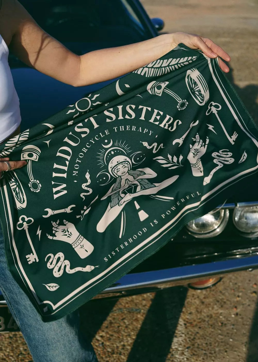 Scarf - Moto Therapy Green