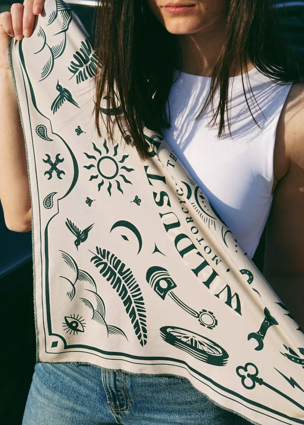 Scarf - Moto Therapy Green