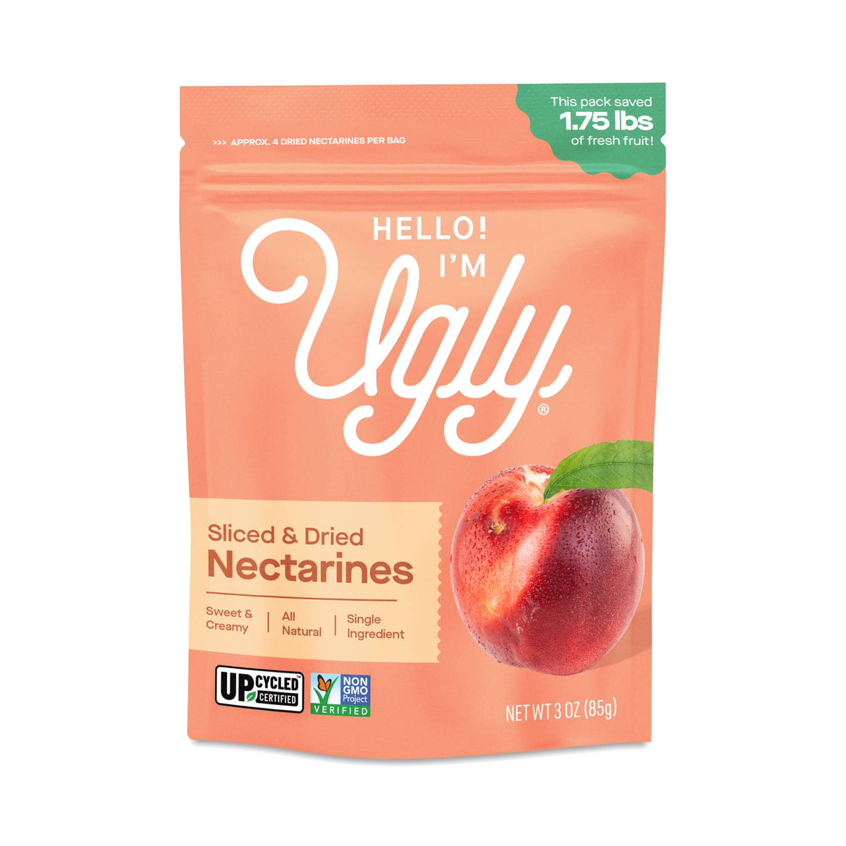 3oz Dried & Sliced Nectarines