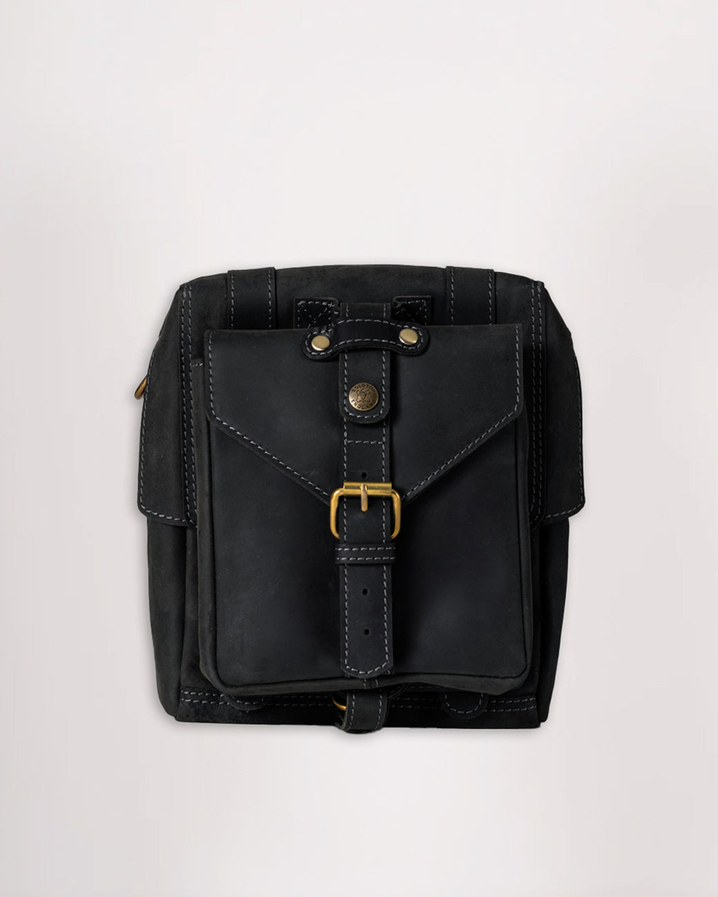 Leather Tank Bag - Small - Black (Veg Tanned)