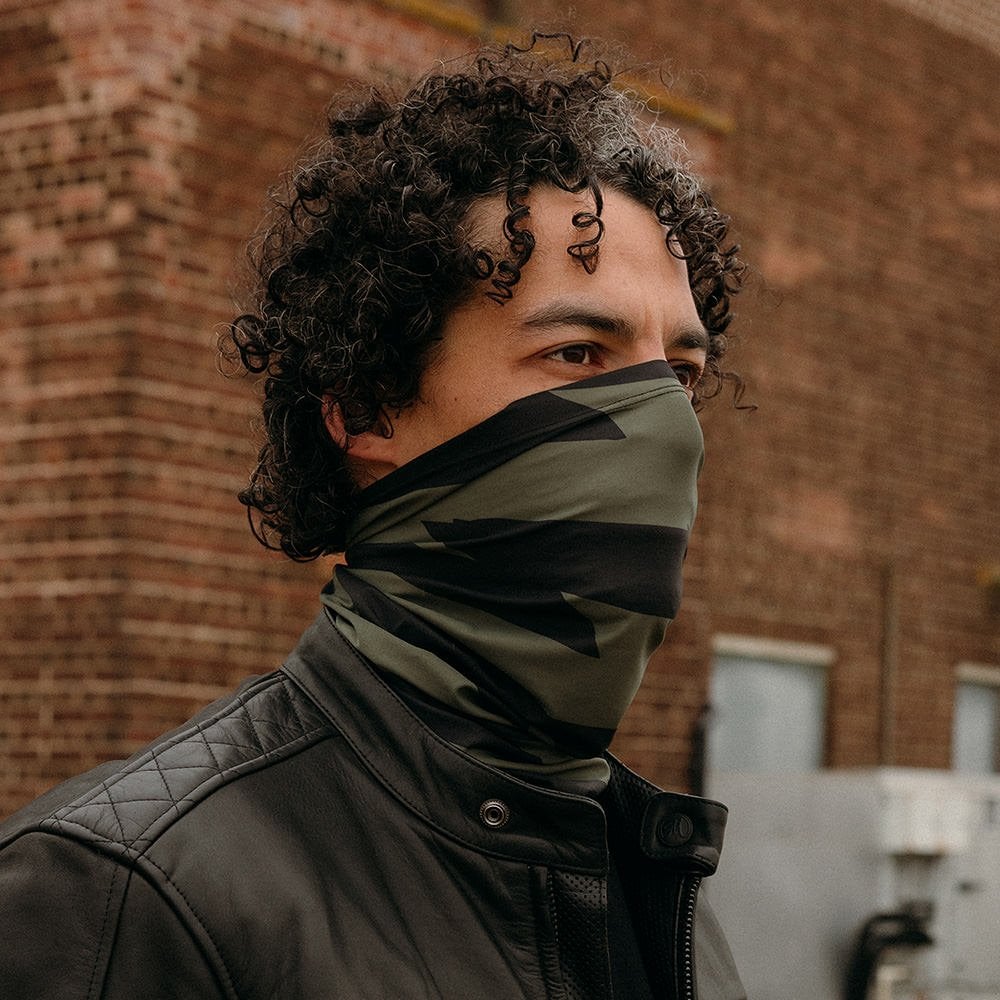 Motone Lighting Neck Tube Olive/Black