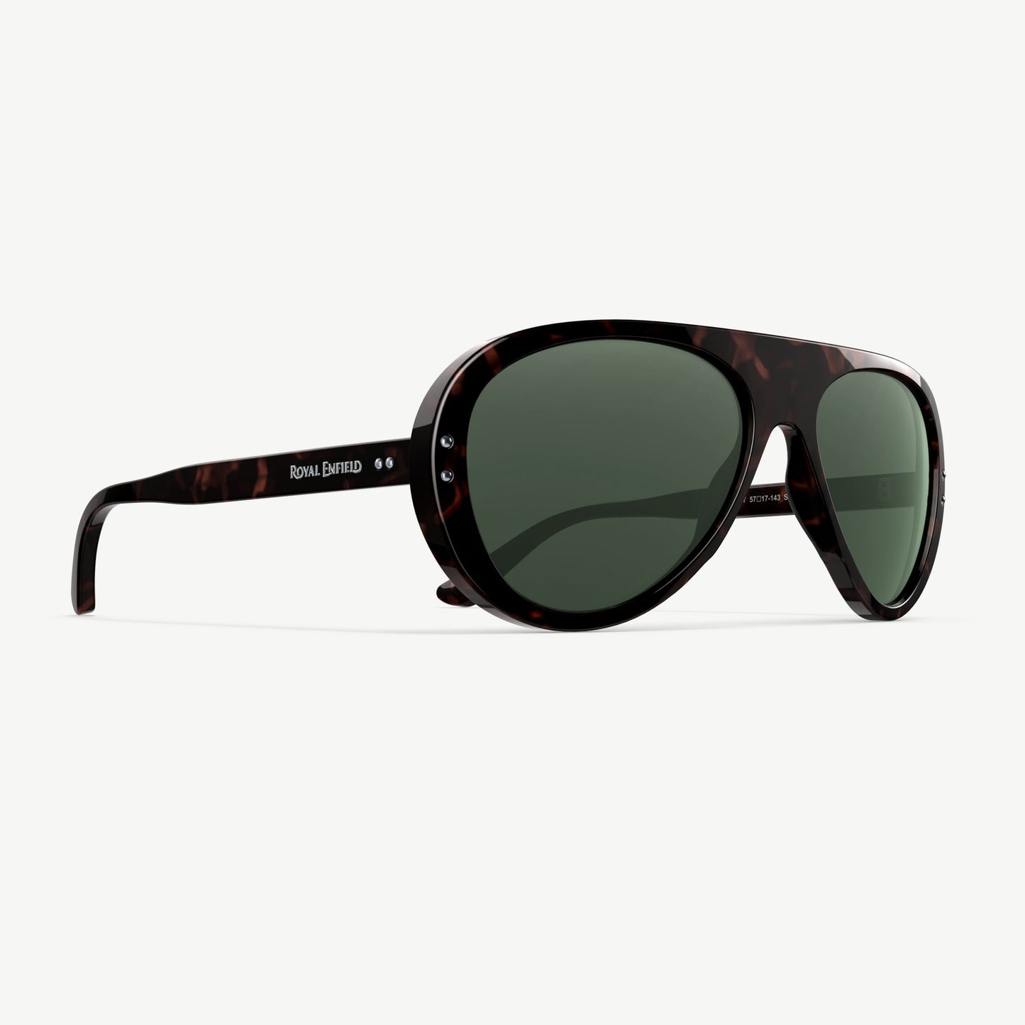 VALLON x Royal Enfield Moto Aviators - Dark Tortoise Green