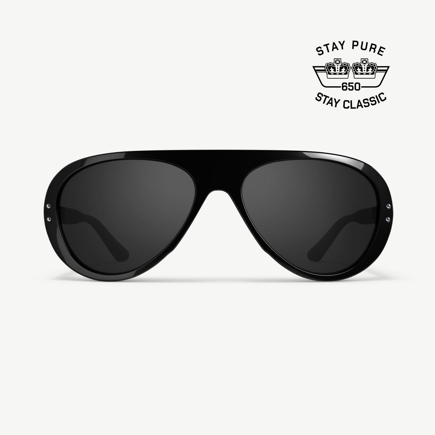 VALLON x Royal Enfield Moto Aviators - Black Smoke