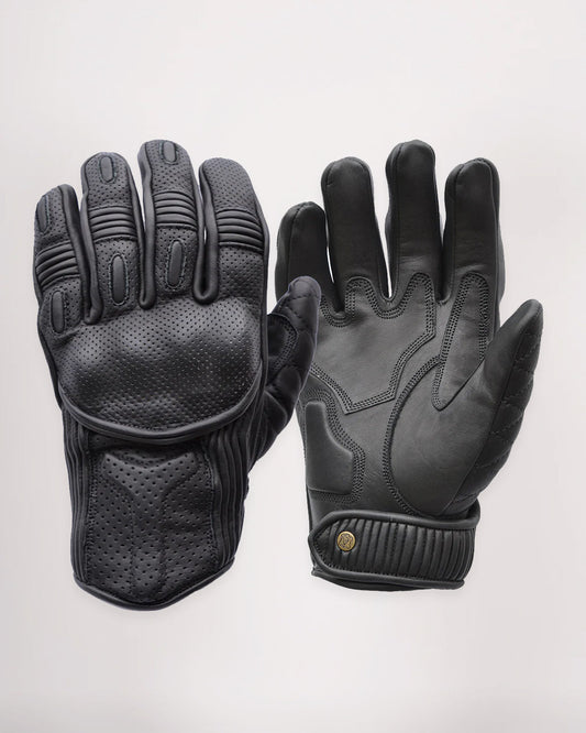 Silk Lined Predator Gloves - Black