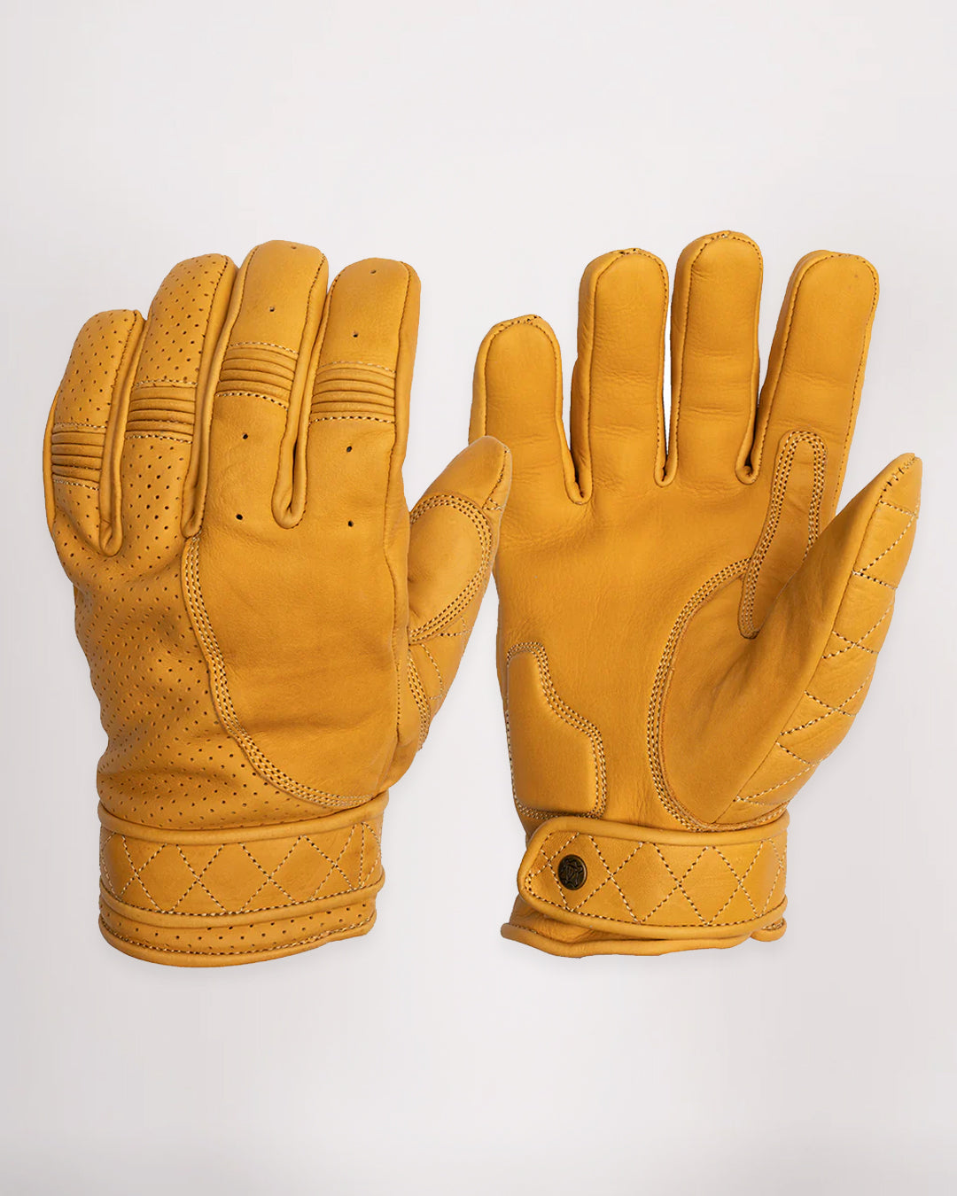 Short Cuff Bobber Gloves - Sunburst Gold