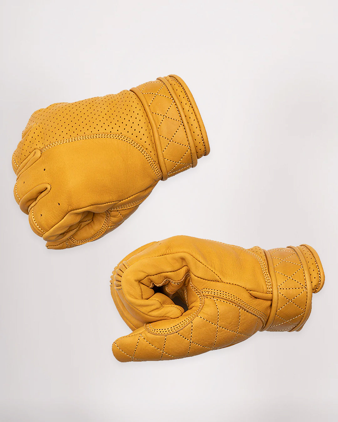 Short Cuff Bobber Gloves - Sunburst Gold