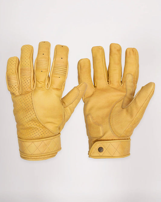 Short Cuff Bobber Gloves - Waxed Tan