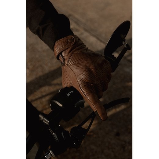 Motone SPECTRE - Motorcycle Gloves - Aniline Leather - Brown