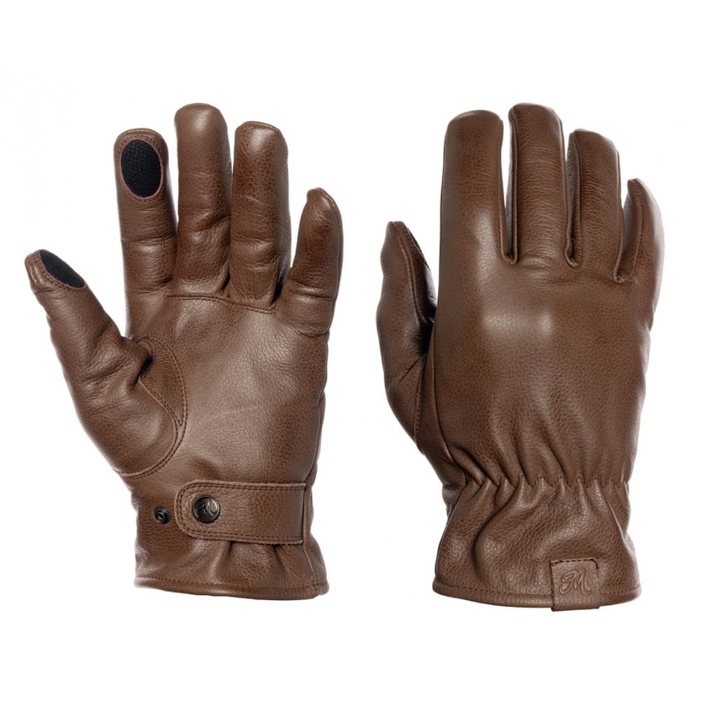 Motone SPIRIT - Motorcycle Riding Gloves - Leather - Brown